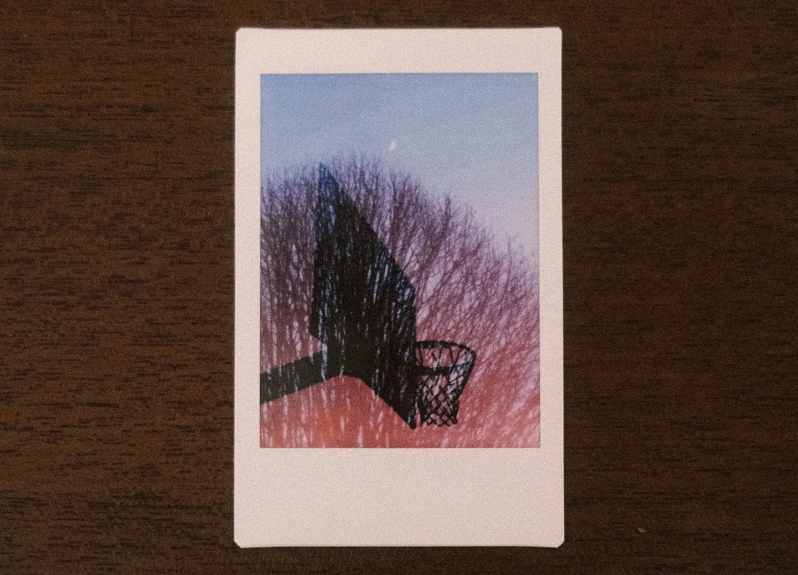Double exposure photo taken on the Fujifilm X-E1 printed on instax mini