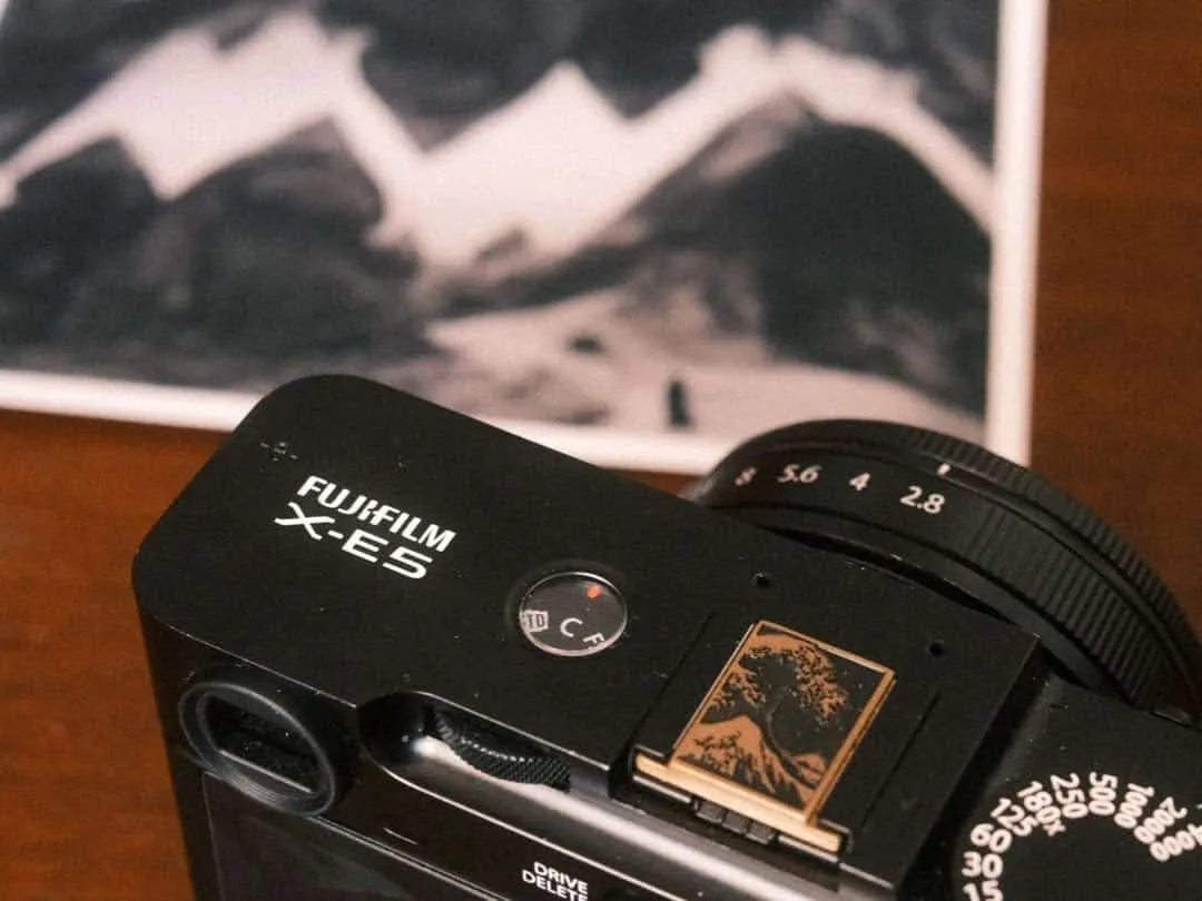 Fujifilm X-E5 and a double exposure from Cappadocia printed on paper.