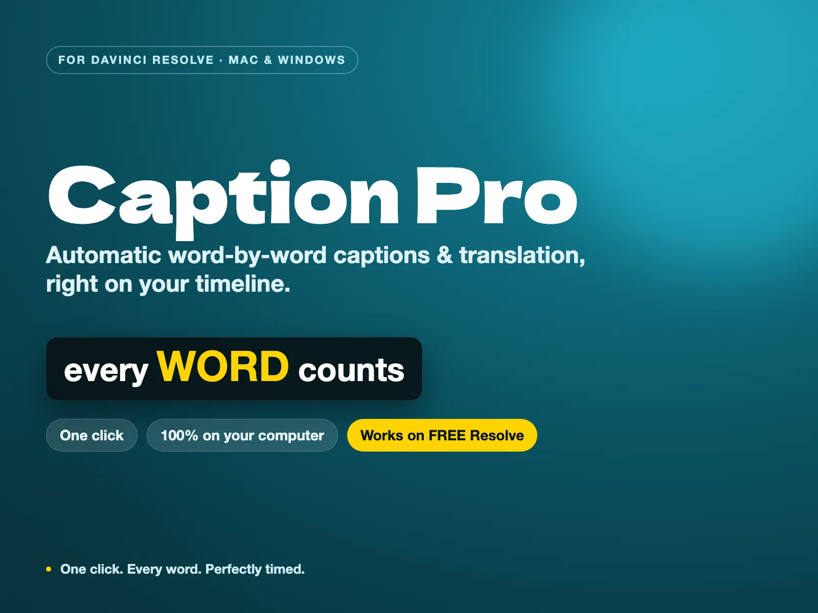 How to Get Automatic Word-by-Word Captions and Translation in DaVinci Resolve