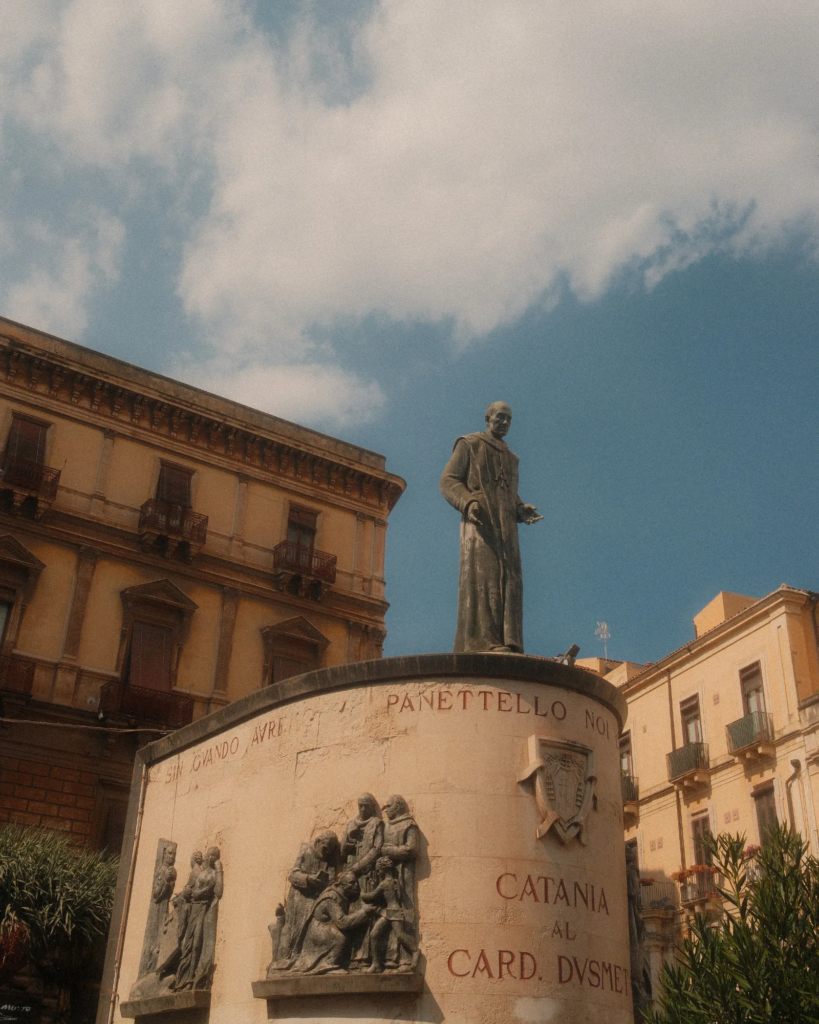 The street of Catania, Sicily - Summer Chrome fujifilm film recipe